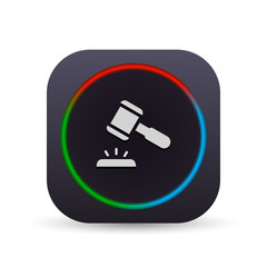 Dark MultiColor Web Button