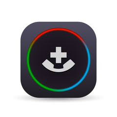 Fototapeta premium Dark MultiColor Web Button