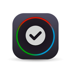 Dark MultiColor Web Button