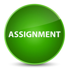 Assignment elegant green round button