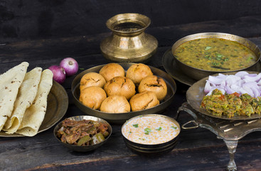 Indian Cuisine Dal Baati