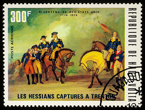 The Hessians surrender in Trenton, 1776