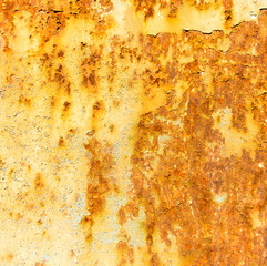 Abstract background of rusty metal gate