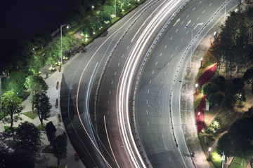 Speed motion at night