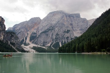 The  lake of Braies