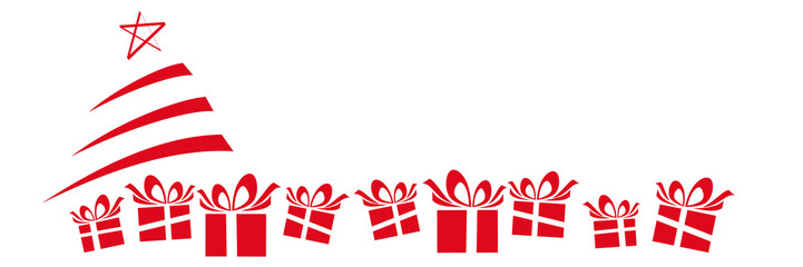 Vector banner, christmas discounts and promotions