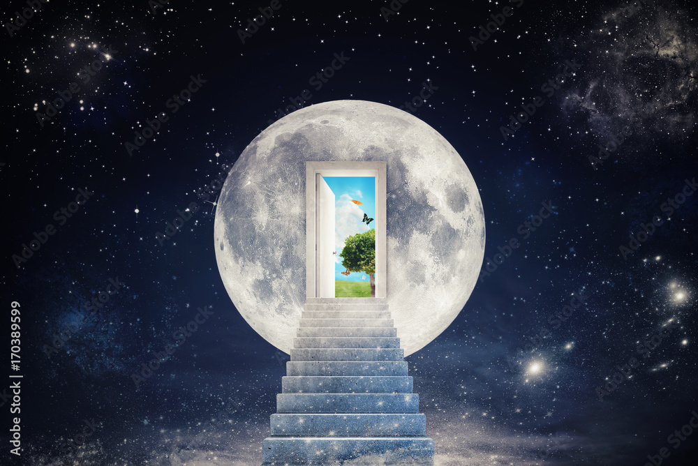Canvas Prints new worlds with a clean environment