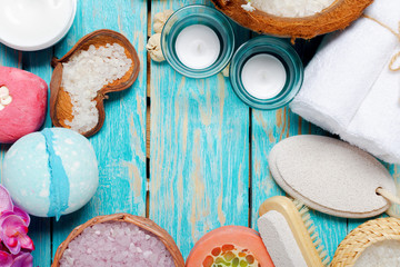 Spa background with a blank space