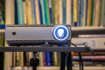 Portable beamer projector - obrazy, fototapety, plakaty