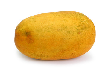 Cantaloupe melon isolated on white.