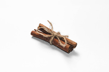 Several bandaged cinnamon sticks