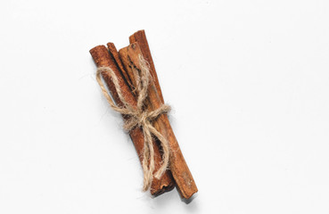 Several bandaged cinnamon sticks