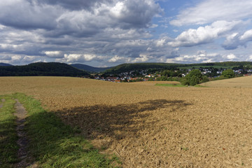 farmland on a late summer day