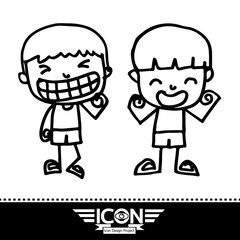 kid cartoon doodle