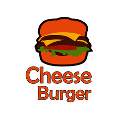 Burger logo with unique illustrations