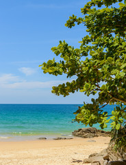 Fototapeta na wymiar Naithon beach on Phuket island, Thailand
