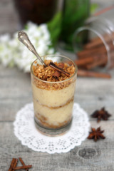 Crumble vaniglia e cannella