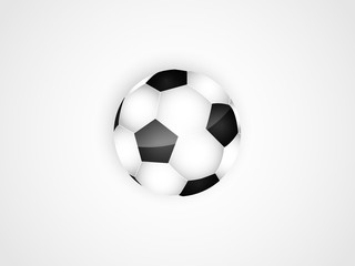 Obraz premium Football ball. Vector illustration.