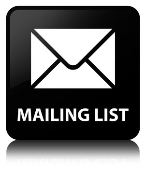 Mailing list black square button