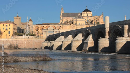 Roman Bridge, Guadalquivir River, Cordoba, Spain без смс