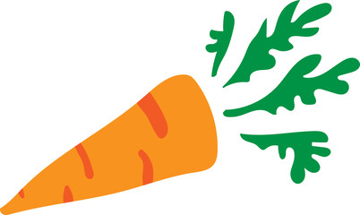 Яркая морковка