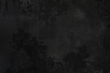 School blackboard Old grungy texture grey concrete wall background pattern black dirty and dusty background or texture with copy space for text