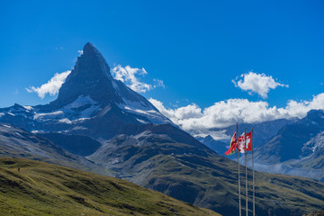 Swiss Matterhorn from Riffelberg, Swiss Alps, Switzerland