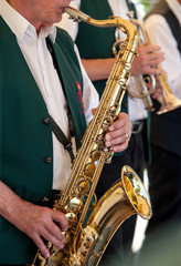 Naklejka premium Saxophon