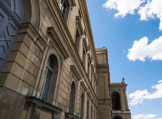 The old buildings in city Munich, Germany