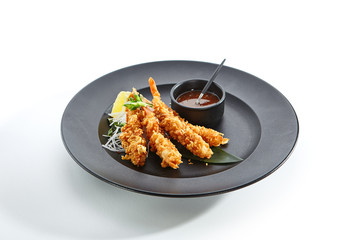 Delicacy dishes of chic restaurant