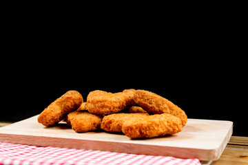 fried Chicken nuggets on table