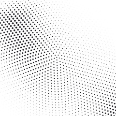 Vector abstract dotted halftone template background. Pop art dotted gradient design element. Grunge halftone textured pattern with dots.