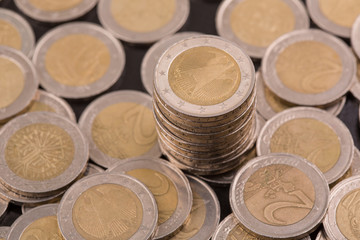 euro coins