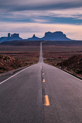 Famous road to Monument Valley, Utah / Arizona