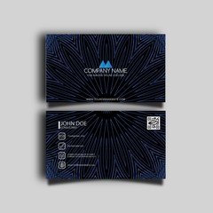 blue Business card