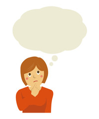 woman thinking