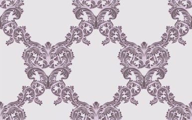 Baroque pattern background. Rich imperial intricate ornament