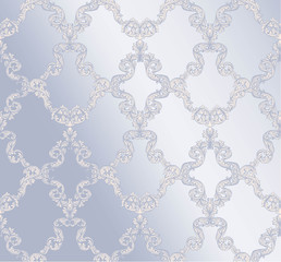 Baroque paper pattern background. Rich imperial intricate ornament