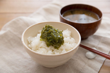 めかぶご飯