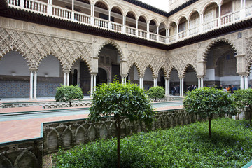 Fototapeta premium Real Alcazar in Seville, Andalusia