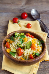 Bulgur with vegetables