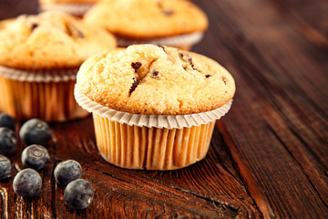 muffin on desk 