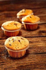 muffin on desk 