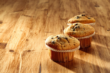 muffin on desk 