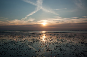 Wattennmeer Abendstimmung