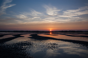 Wattenmeer Abendstimmung 