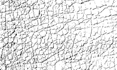 Vector texture of cracked asphalt surface. Grunge abstract background. Web of cracks and grains can be used for overlay.