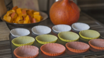 Kürbismuffins backen 