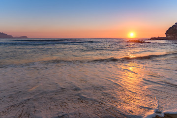 Fototapeta premium Rocky Sunrise Seascape