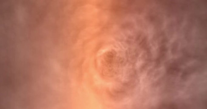 Digital Particle Animation of a hypnotic Twister